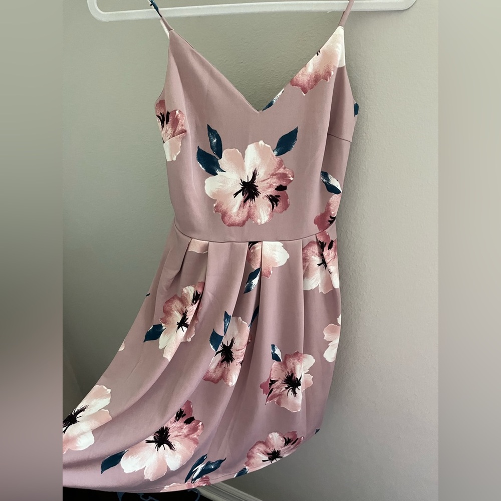 Soprano Spaghetti Strap Floral Dress Size M